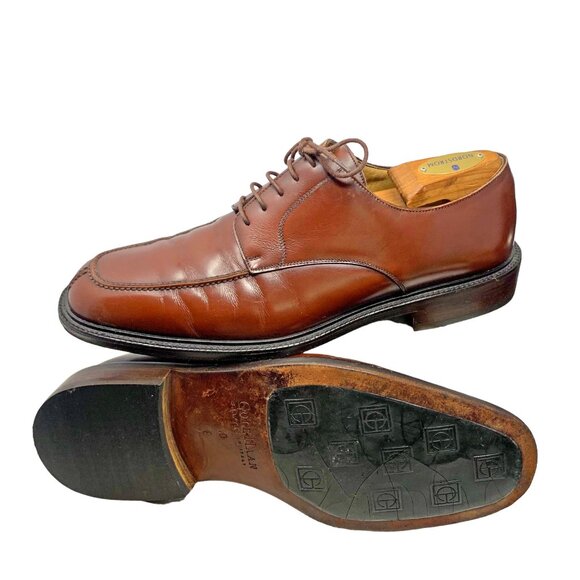 Cole Haan‎ City Calhoun Brown Leather Split Toe Dress Oxfords - Picture 8 of 12